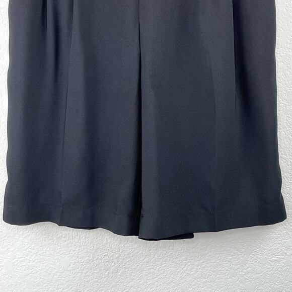 Chelsea28 Black Pleated Pull On High Rise Casual Summer Dress Shorts Small NWOT - Picture 6 of 12